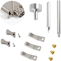 GLAY ズラーピン 7 Metal Hinge Pins and 1 Remove Punch Lighter Repair Kit for Zippo